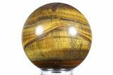 Polished Tiger's Eye Sphere - Top Quality #352487-1
